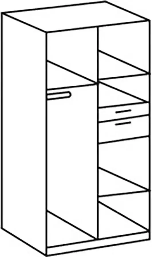Wimex Kledingkast Blankenese Hoogglanzende lakdeuren - Foto 4