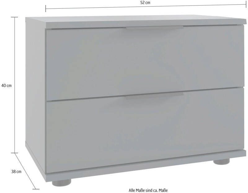 Wimex Ledikant Rotterdam Set inclusief 2 nachtkastjes trendy lamellen-look in het hoofdbord - Foto 4