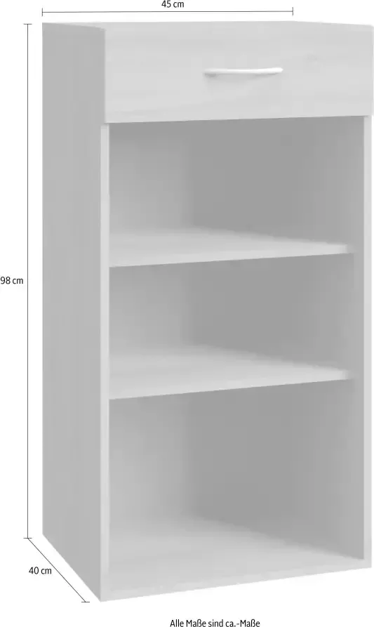 Wimex Staand rek Multiraumkonzept planbaar en uitbreidbaar