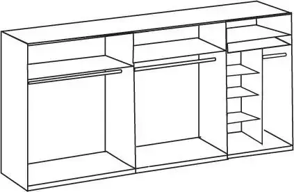 Wimex Zweefdeurkast Bern schuifdeurkast TOPSELLER Kast met extra indeling kapstok - Foto 11