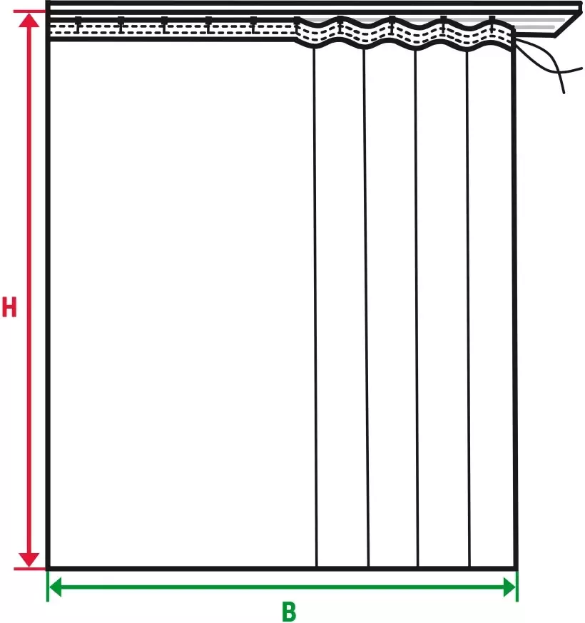 Wirth Gordijn Warnow 270 g m² (1 stuk)