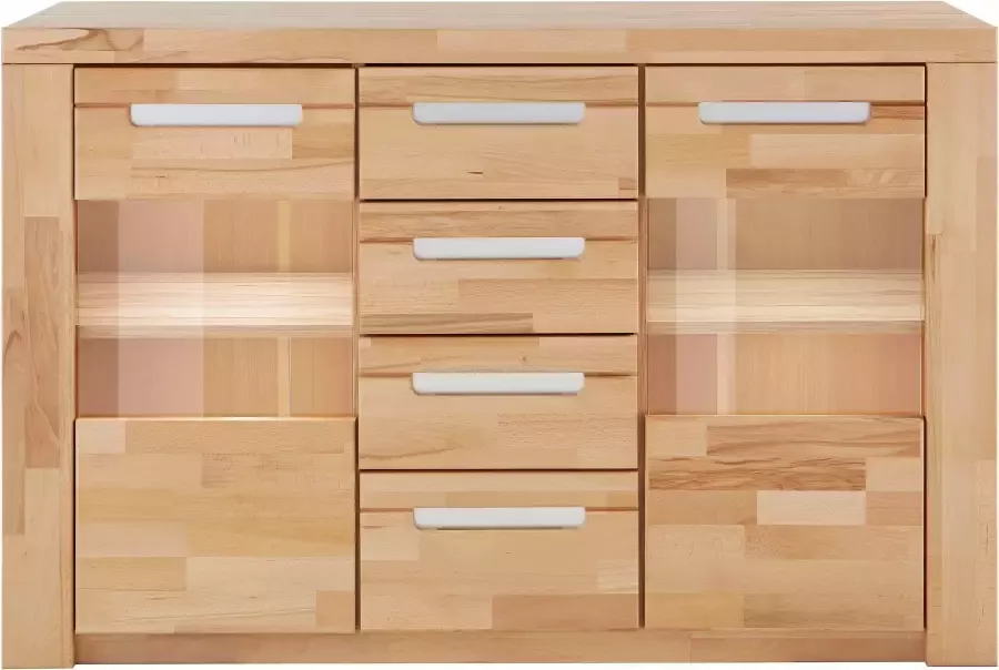 Home affaire Dressoir Kolding Breedte 140 cm met 2 glasdeuren - Foto 7