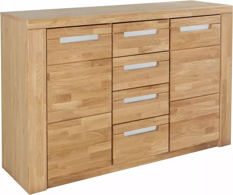 Home affaire Dressoir Kolding Breedte 140 cm met 4 laden - Foto 2