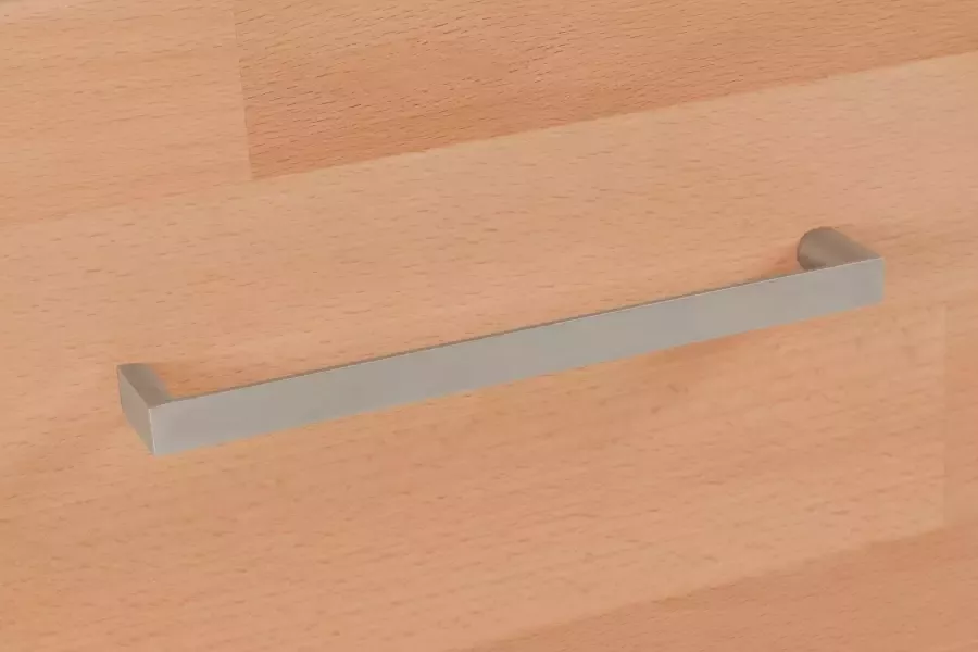 Home affaire Dressoir Ribe 130cm breed fronten massief hout 2 deuren met gehard glazen inzet - Foto 5