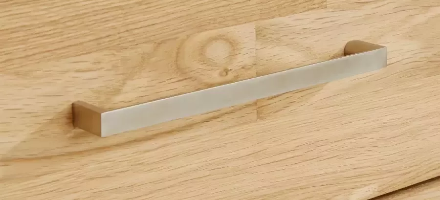 Home affaire Dressoir Trondheim 200 cm breed 42 cm diep fronten massief hout metalen handgrepen - Foto 9