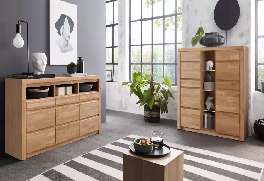 Home affaire Highboard Silkeborg Breedte 90-130 cm - Foto 4