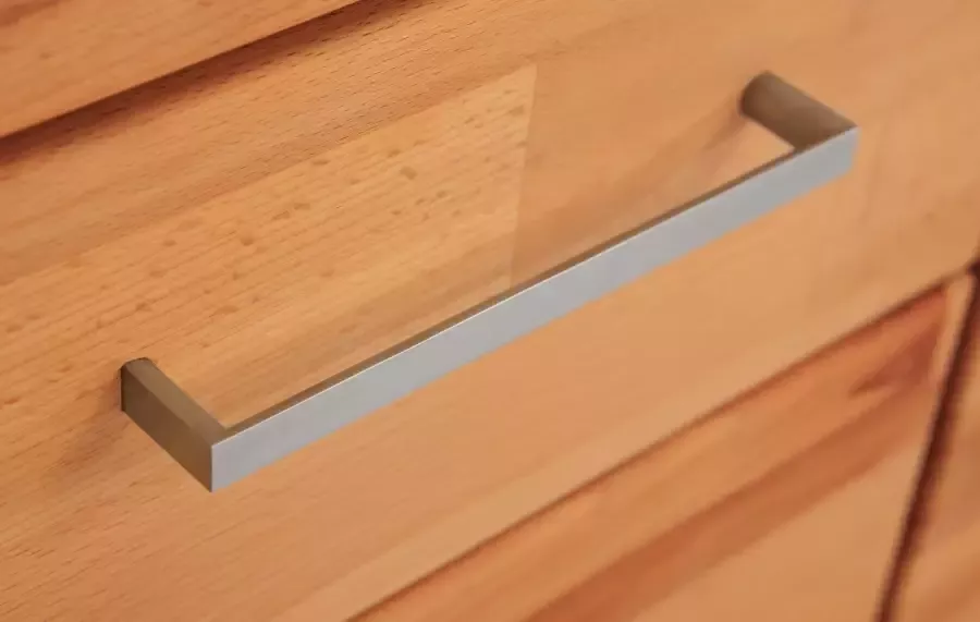 Home affaire Dressoir Logo 130cm breed 42 cm diep fronten massief hout 2 brede vakken - Foto 7