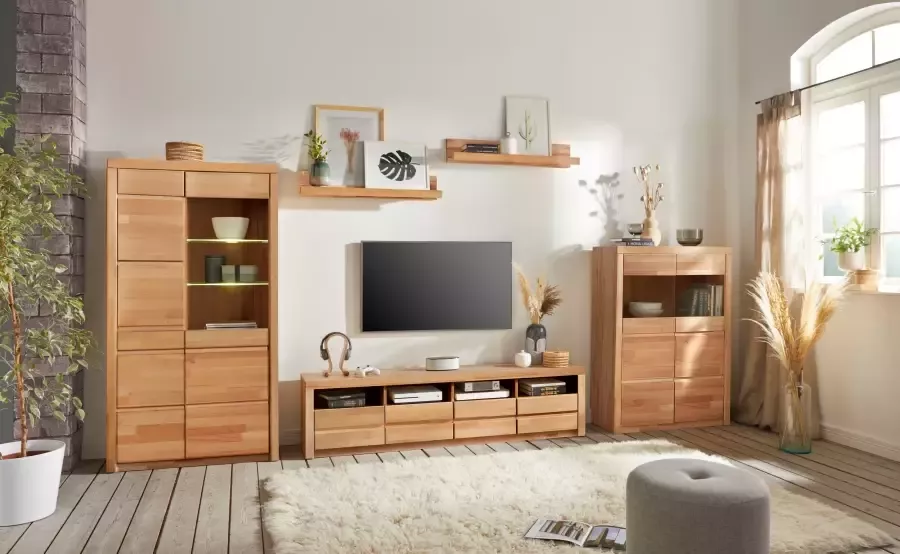 Home affaire Tv-meubel Silkeborg mooie greeploze look breedte 180 cm