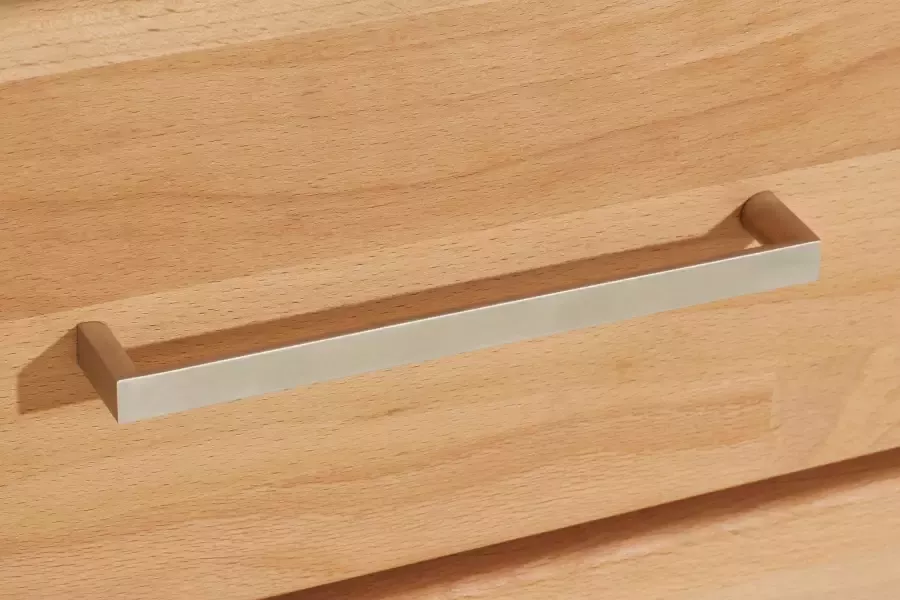 Home affaire Vitrinekast Logo 100cm hoog 42 cm diep fronten massief hout 6 vakken variabele bodems - Foto 6