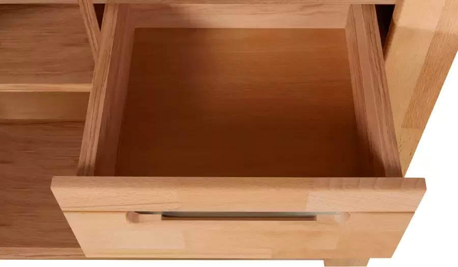 Home affaire Vitrinekast Kolding gedeeltelijk massief - Foto 6