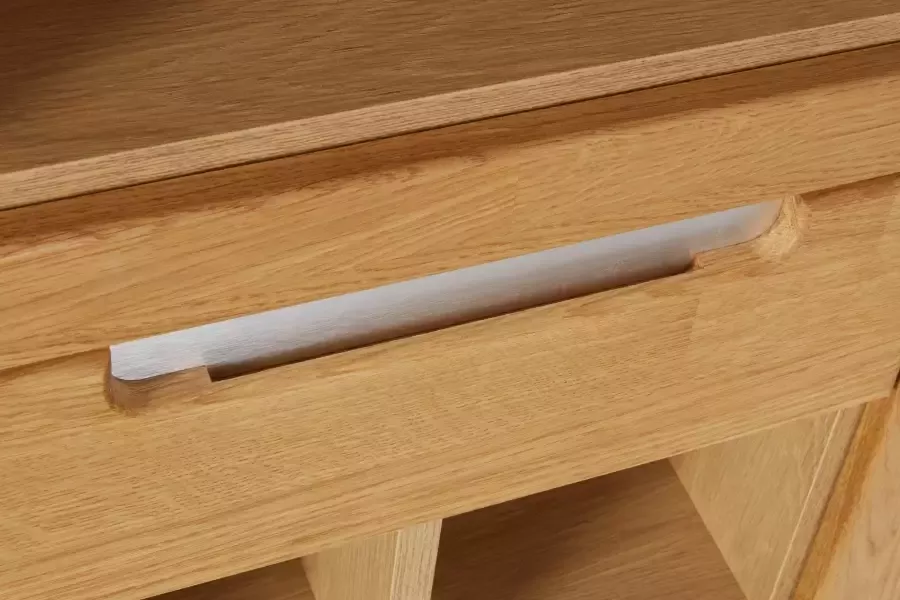 Home affaire Vitrinekast Kolding gedeeltelijk massief - Foto 2