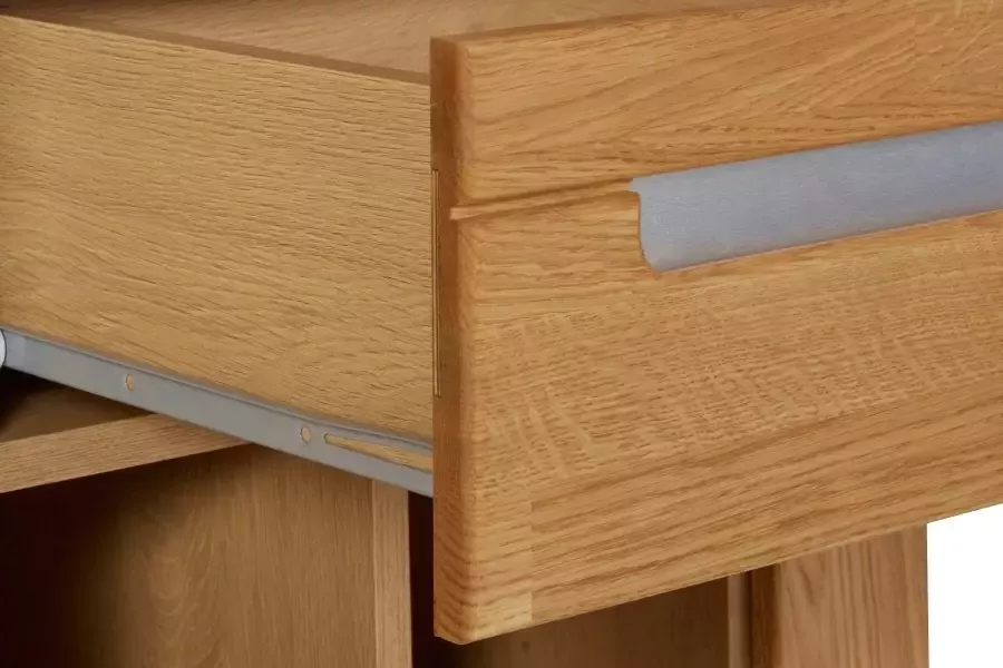 Home affaire Vitrinekast Kolding gedeeltelijk massief - Foto 3