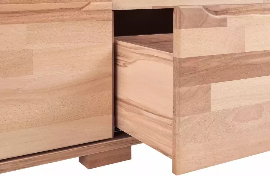 Home affaire Wandmeubel Denis gedeeltelijk massief hout (set 4 stuks) - Foto 2