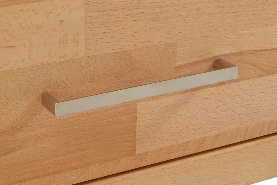 Home affaire Wandmeubel Ribe Set-5 st. Massieve bovenplaten veel opbergruimte Glazen inzet van gehard glas planken gedeeltelijk verstelbaar (set 5-delig) - Foto 3