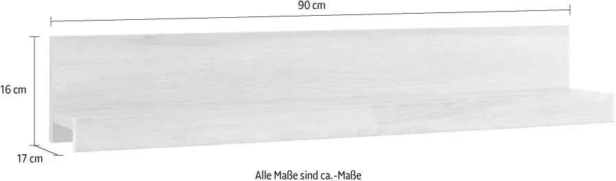Woltra Wandplank Silkeborg Breedte 90-130 cm - Foto 2