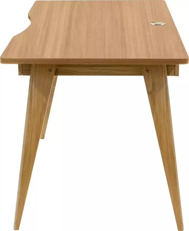 Woodman Bureau Peer in scandinavisch design tafelpoten van massief eiken - Foto 1