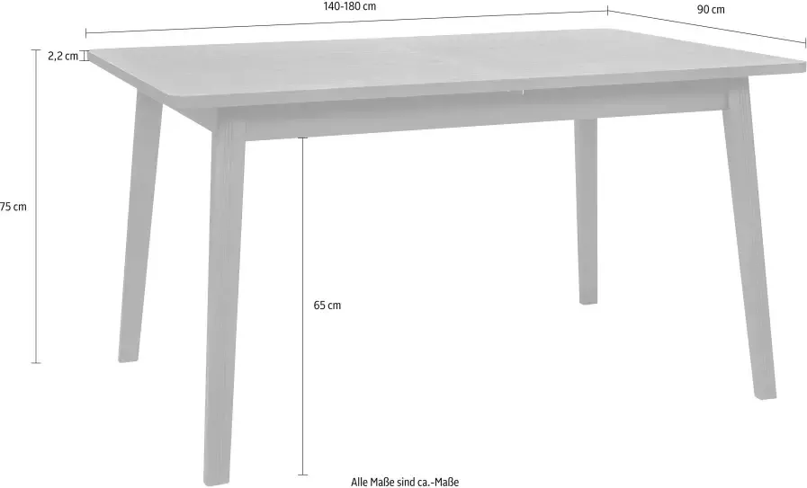 Woodman Eettafel Breedte 140 cm - Foto 5