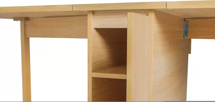 Woodman Eettafel Jasper met een rechthoekig tafelblad en uittrekfunctie breedte 90 cm - Foto 9