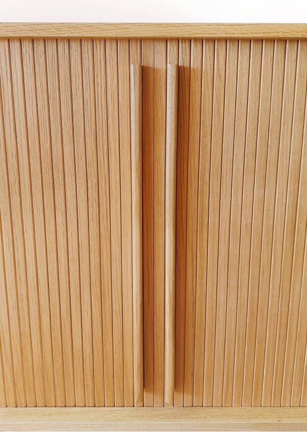 Woodman Highboard Rove uniek ontwerp breedte 83 cm met eikenfineer - Foto 6