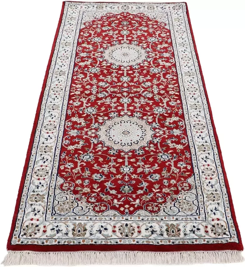 Woven Arts Oosters tapijt Nain ook als loper met de hand geknoopt woonkamer zuivere wol