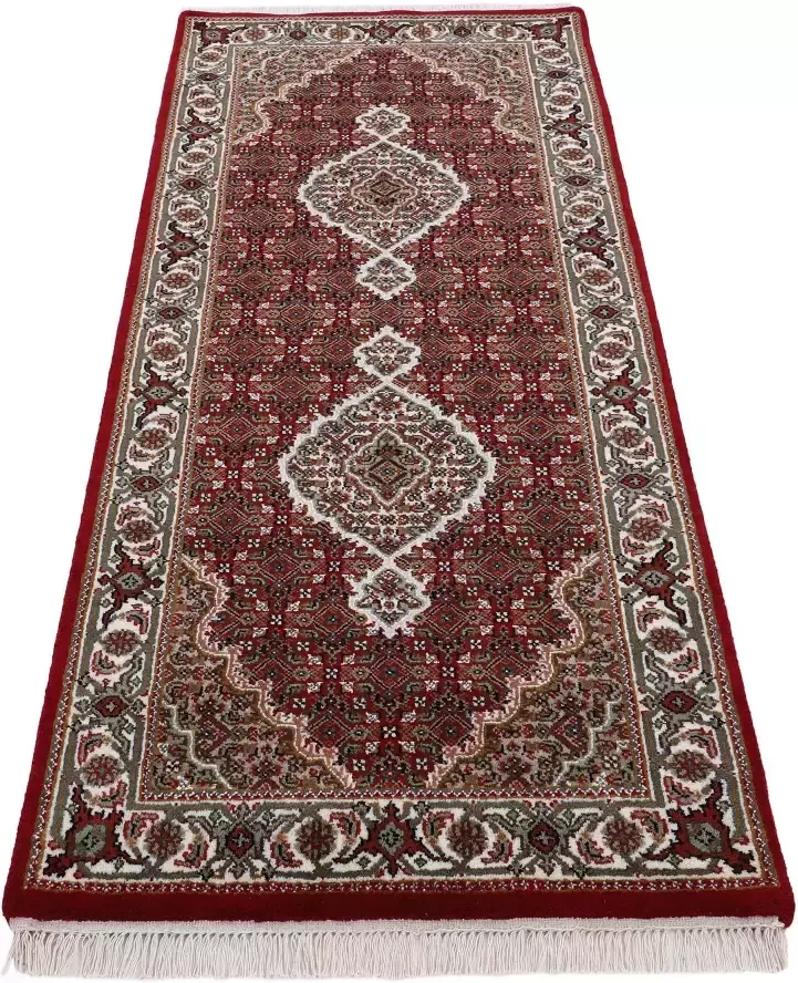 Woven Arts Loper Oosters tapijt Tabriz Mahi met de hand geknoopt woonkamer zuivere wol voor een warme omgevingsklimaat