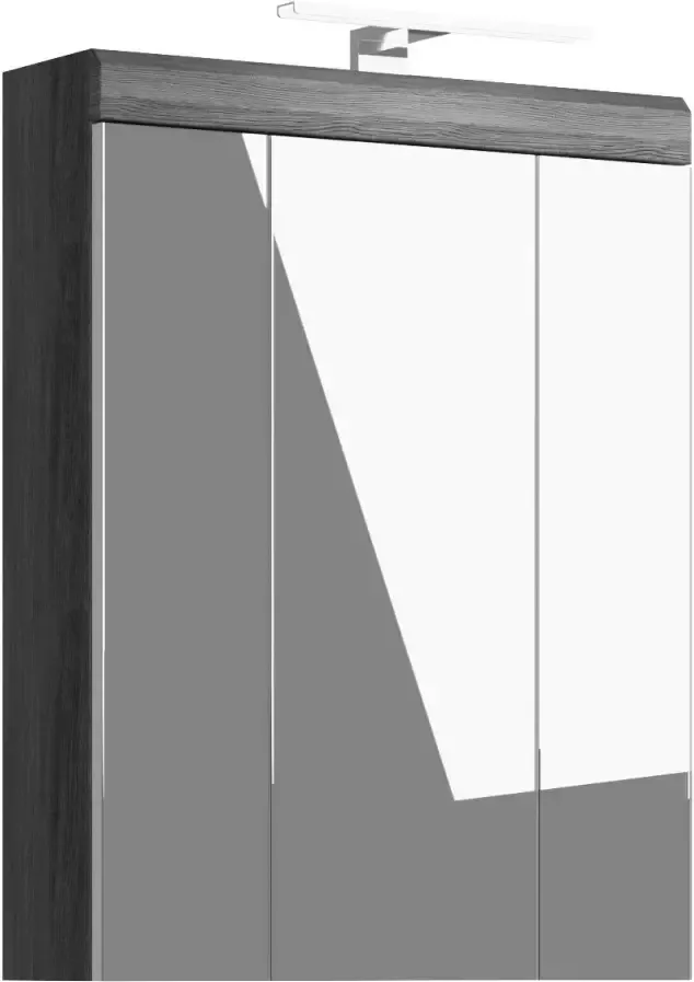 INOSIGN Spiegelkast Siena Badkamermeubels spiegelkast incl. verlichting breedte 60 cm (set) - Foto 1