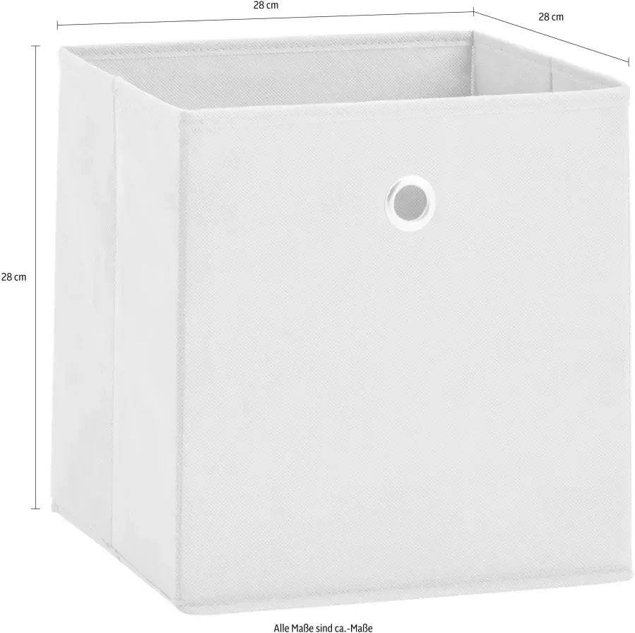 Zeller Present Opbergbox opvouwbaar en snel opgeborgen (set 2-delig) - Foto 1