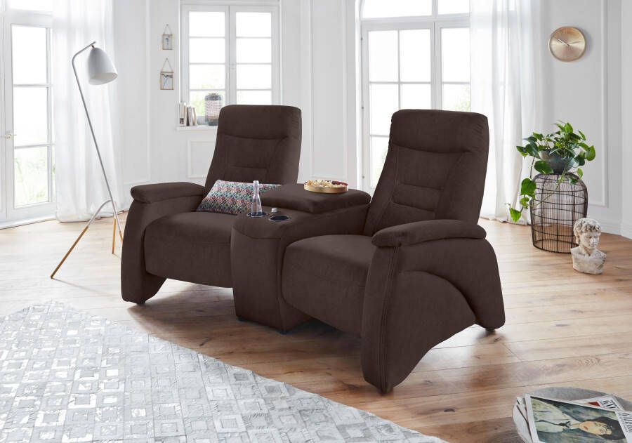 Exxpo sofa fashion 2 5-zitsbank Ascoli bioscoopsofa met hoog zitcomfort comfortabele armleuningen incl. relaxfunctie met opbergruimte en opbergruimte hoge rugleuning - Foto 8