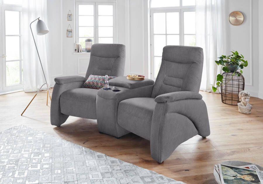 Exxpo sofa fashion 2 5-zitsbank Ascoli bioscoopsofa met hoog zitcomfort comfortabele armleuningen incl. relaxfunctie met opbergruimte en opbergruimte hoge rugleuning - Foto 7
