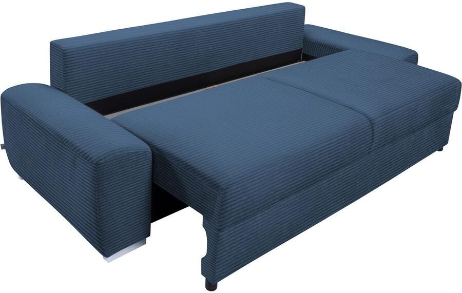 Exxpo sofa fashion 2-zitsbank SOLSBURY bank slaapbank incl. pocketvering-bekleding bedfunctie en opbergruimte in cord - Foto 4
