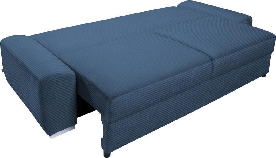 Exxpo sofa fashion 2-zitsbank SOLSBURY bank slaapbank incl. pocketvering-bekleding bedfunctie en opbergruimte in cord - Foto 6