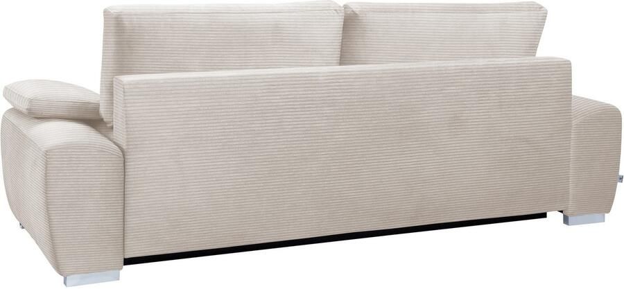Exxpo sofa fashion 2-zitsbank SOLSBURY bank slaapbank incl. pocketvering-bekleding bedfunctie en opbergruimte in cord - Foto 7