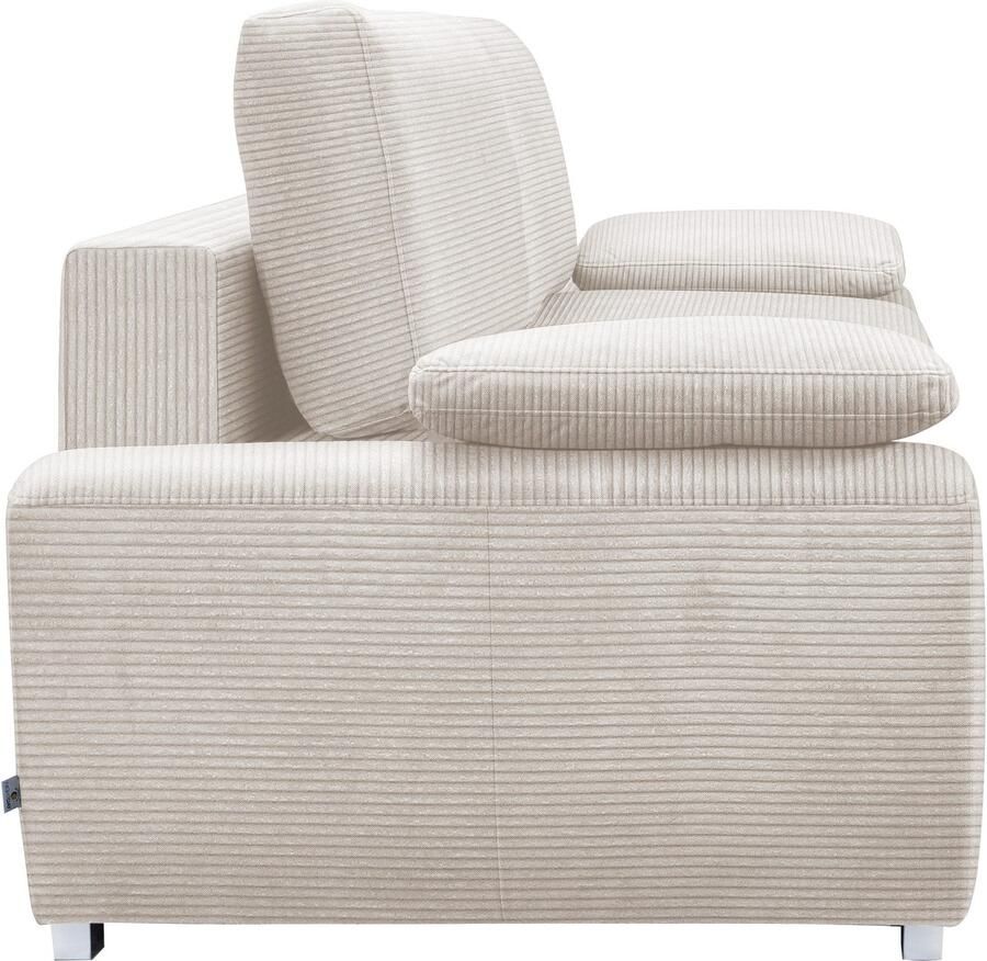 Exxpo sofa fashion 2-zitsbank SOLSBURY bank slaapbank incl. pocketvering-bekleding bedfunctie en opbergruimte in cord