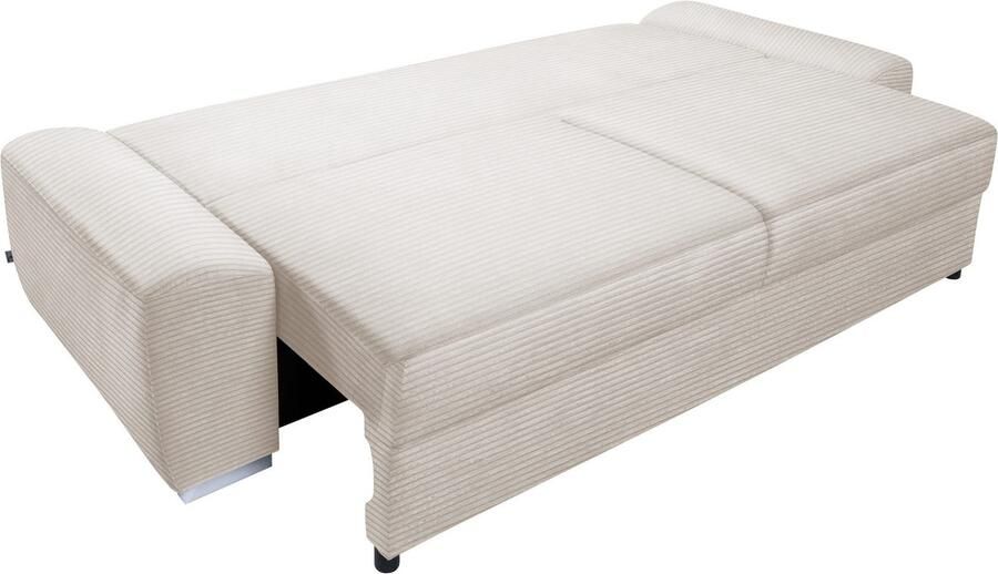 Exxpo sofa fashion 2-zitsbank SOLSBURY bank slaapbank incl. pocketvering-bekleding bedfunctie en opbergruimte in cord - Foto 6