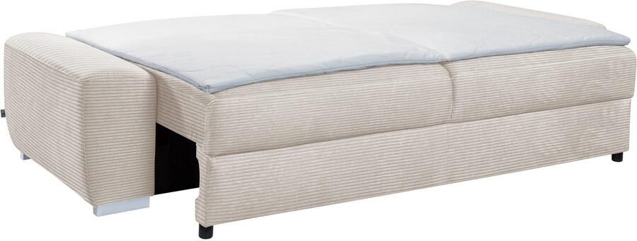 Exxpo sofa fashion 2-zitsbank SOLSBURY bank slaapbank incl. pocketvering-bekleding bedfunctie en opbergruimte in cord - Foto 8