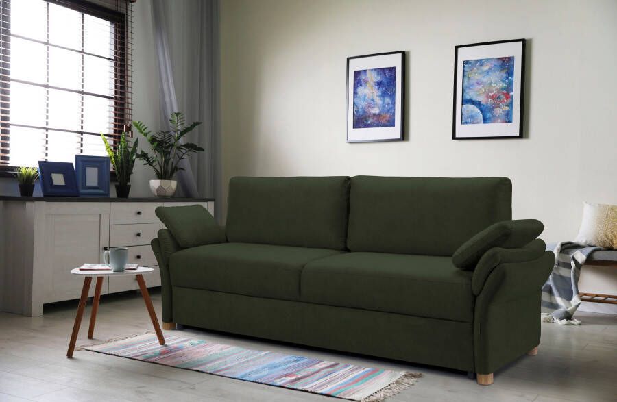 Exxpo sofa fashion 3-zitsbank incl. boxspring binnenvering slaapbank functie en bedbox - Foto 4