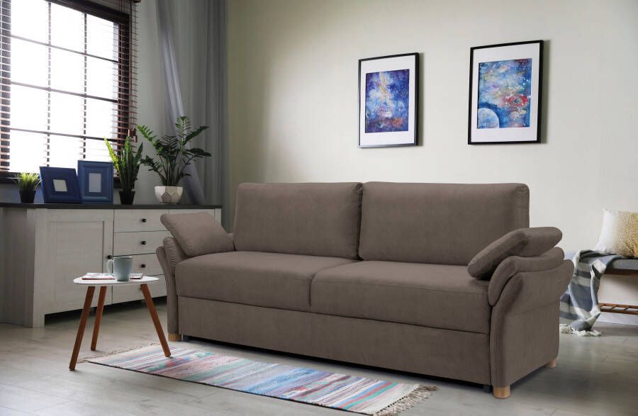 Exxpo sofa fashion 3-zitsbank incl. boxspring binnenvering slaapbank functie en bedbox - Foto 4