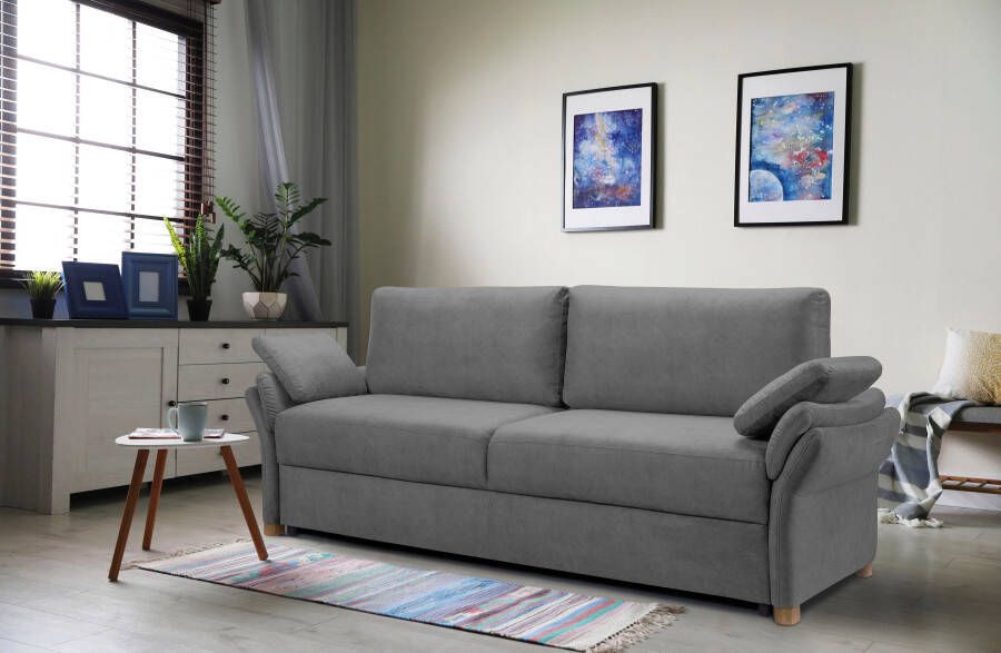 Exxpo sofa fashion 3-zitsbank incl. boxspring binnenvering slaapbank functie en bedbox - Foto 4
