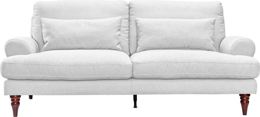 Exxpo sofa fashion 3-zitsbank inclusief schuimstof-vlokkenvulling houten poten en sierkussens - Foto 8