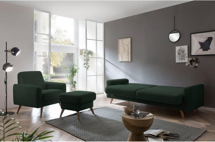Exxpo sofa fashion 3-zitsbank Samso elegant en comfortabel actuele cord bekleding kantelbank - Foto 4
