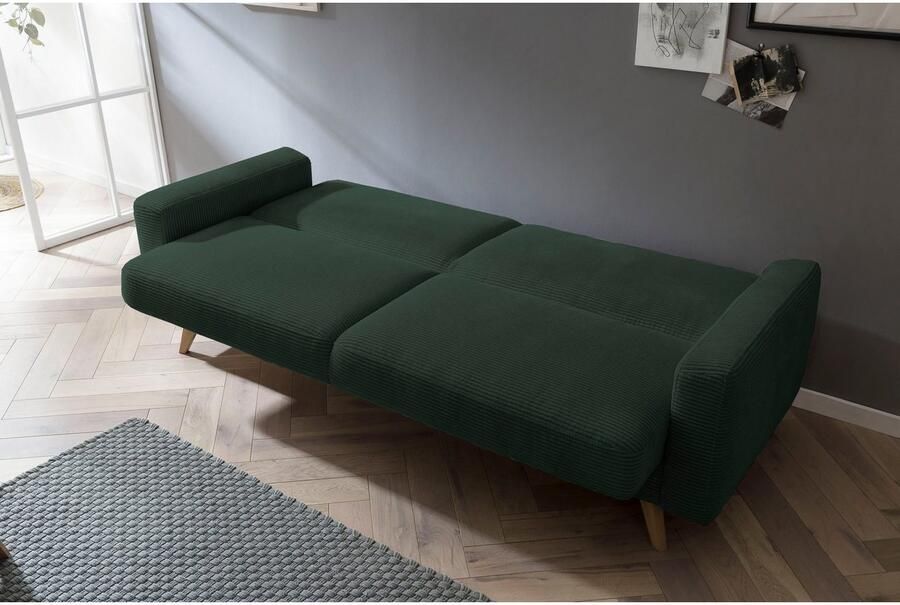 Exxpo sofa fashion 3-zitsbank Samso elegant en comfortabel actuele cord bekleding kantelbank - Foto 3