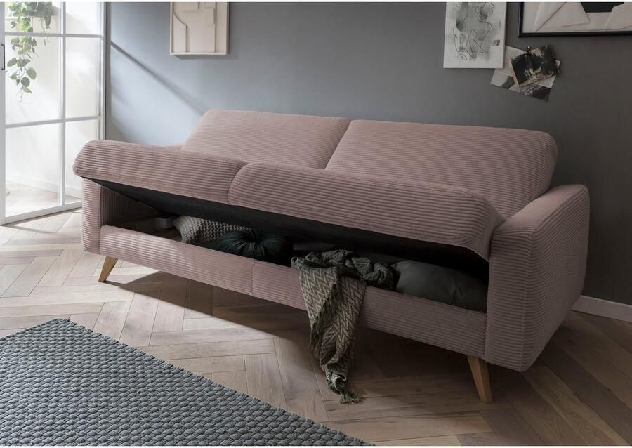 Exxpo sofa fashion 3-zitsbank Samso elegant en comfortabel actuele cord bekleding kantelbank - Foto 3