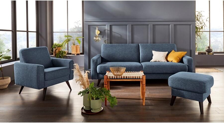 Exxpo sofa fashion 3-zitsbank Samso elegant en comfortabel geweldig zitcomfort slaapbank Kipbank inclusief bedfunctie en bedlade comfortabele zithoogte 49 cm - Foto 3