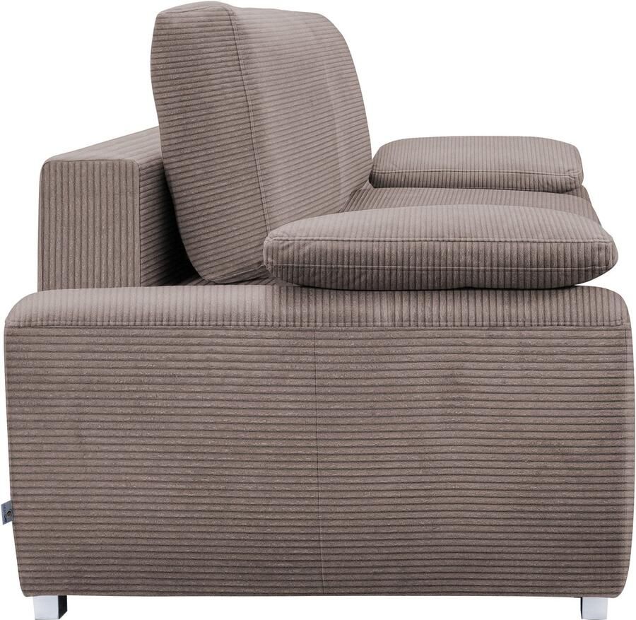 Exxpo sofa fashion 2-zitsbank SOLSBURY bank slaapbank incl. pocketvering-bekleding bedfunctie en opbergruimte in cord