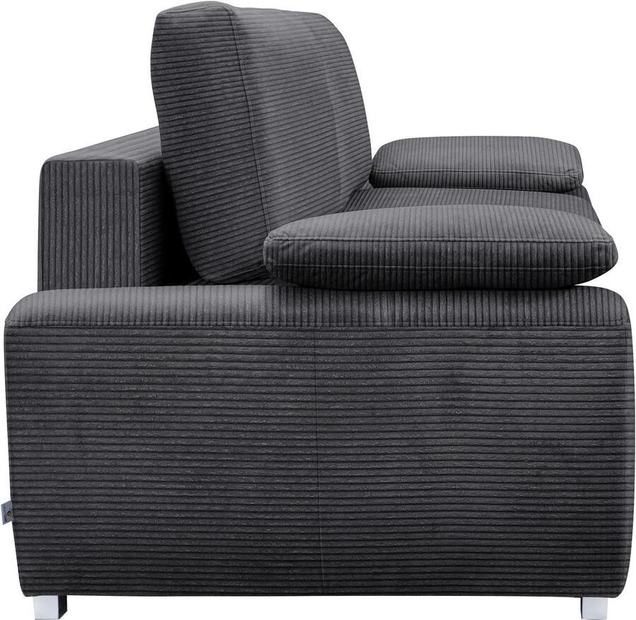 Exxpo sofa fashion 2-zitsbank SOLSBURY bank slaapbank incl. pocketvering-bekleding bedfunctie en opbergruimte in cord
