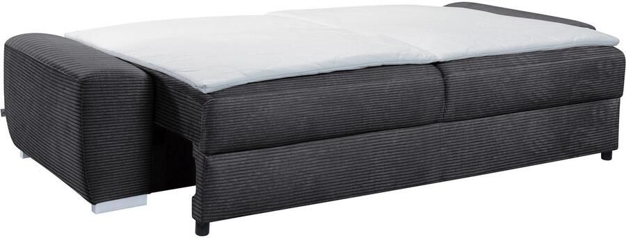 Exxpo sofa fashion 2-zitsbank SOLSBURY bank slaapbank incl. pocketvering-bekleding bedfunctie en opbergruimte in cord - Foto 8