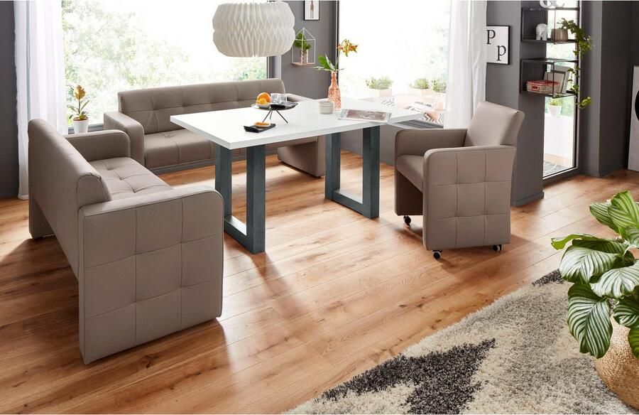 Exxpo sofa fashion Bank Barista keukenbank met comfortabele zithoogte van 49 cm geweldige detailafwerking vrij in de ruimte te plaatsen - Foto 4