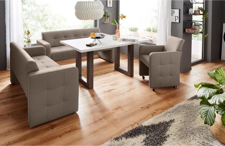 Exxpo sofa fashion Bank Barista keukenbank met comfortabele zithoogte van 49 cm geweldige detailafwerking vrij in de ruimte te plaatsen - Foto 4