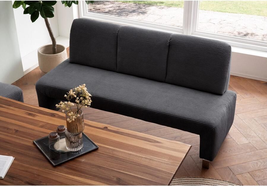 Exxpo sofa fashion Bank Intenso bank breedte 182 cm keuze uit leer of textiel hoge bodemvrijheid vrij in de ruimte te plaatsen hoog zitcomfort
