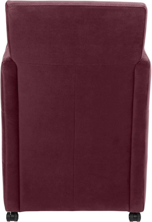 Exxpo sofa fashion Eetkamerstoel Barista lounge stoel op wielen met hoge bodemvrijheid smalle armleuningen totale breedte ca. 61 cm comfortabele zithoogte ca. 49 cm - Foto 6